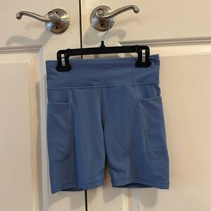 Blue biker shorts from athleta size 12/L